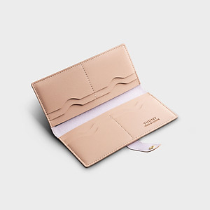 Ví Yuumy (  Thời trang nữ kiểu cầm tay khóa cài dáng dài - Ví da Seasand YV70 )