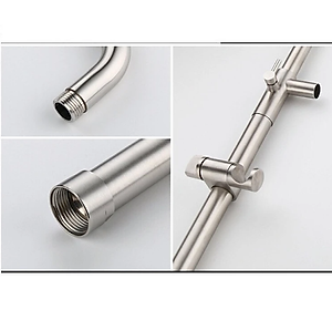 Bộ sen cây tắm KG38 dùng cho nóng lạnh nước mạnh êm, cao cấp dễ sử dụng chất liệu inox304 - Hàng chính hãng