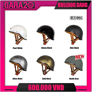 MŨ BẢO HIỂM NỬA ĐẦU BULLDOG GANG - GARA20