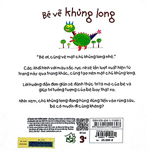 Sách Tay Khéo Tay Xinh - Bé Vẽ Khủng Long