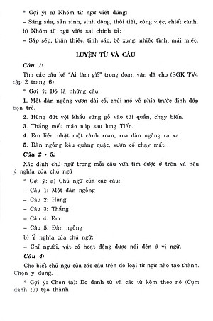 Sách Giải Bài Tập Tiếng Việt Lớp 4 Tập 2