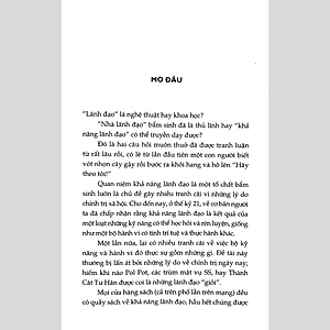 Sách Thiên Tài Lãnh Đạo