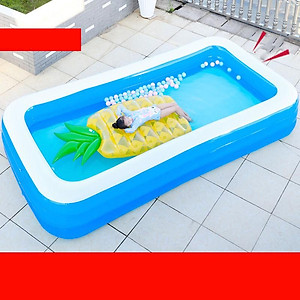 Bể Bơi To Mùa Hè 2.1 Mét 3 Tầng Tặng Kèm Dụng Cụ Bơm Đạp Chân Hồ Kích Cỡ To Cho Người Lớn Và Bé
