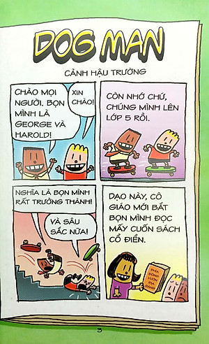 Sách Dog Man 4 - Dog Man Và Nhóc Mèo (Bìa Mềm)
