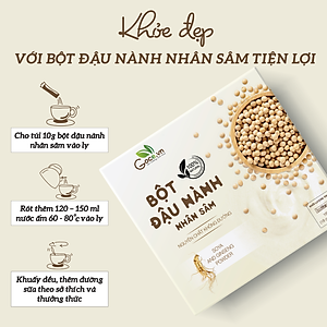 Bột đậu nành nhân sâm Goce - 180g (18 gói x 10g)