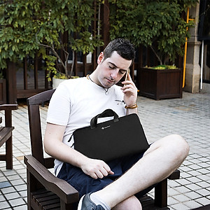 Túi xách chính hãng TOMTOC (USA) Slim Handbag - A21-C01 cho Macbook Pro/Air 13-14 inch/ Ultrabook 13 inch