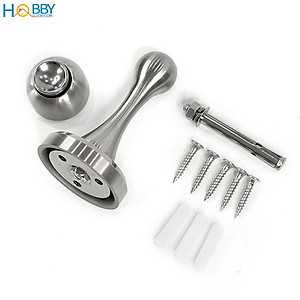 Bộ chặn cửa nam châm hít mạnh inox 304 mẫu khoan Hobby Home Decor CC8