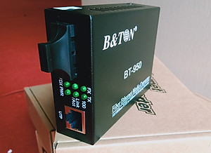 Convector media 2 sợi SC- BTON -10/100M -25km mã BT-950SM-25 . Hàng chính hãng