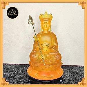 Tượng phật địa tạng vương bồ tát tượng địa tạng lưu ly cao 21cm đồ thờ cúng phong thủy - shop Diệu Tâm