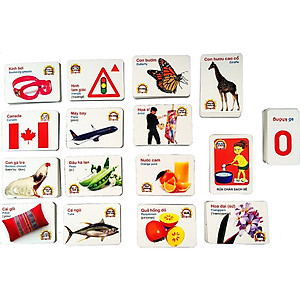 Bộ Thẻ Học Thông Minh Flashcards 16 Chủ Đề Cho Bé Học - Bộ 416 Thẻ Học Sông Ngữ Anh Việt Cao Cấp