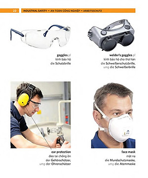 Từ Điển Bằng Hình Ngành Cơ Khí, Điện Máy Và Vật Liệu Công Trình Anh - Việt - Đức