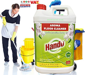 Nước Thơm Lau Sàn Nhà Hando Can 5L Hương Lavender