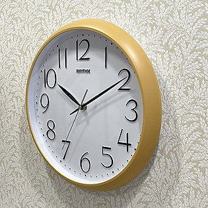 Đồng hồ treo tường Nhật Bản Rhythm CMG578NR07 – Kích Thước 32.0 x 4.0cm, 770g, vỏ nhựa, dùng PIN