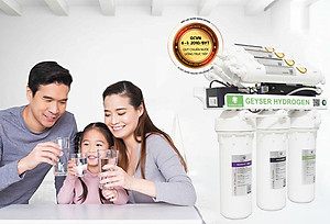 Máy lọc nước Nano Geyser RO Hydrogen công nghệ lọc RO - Hàng Chính Hãng