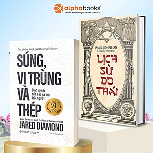 Combo Sách Lịch Sử Thế Giới : Súng, Vi Trùng Và Thép +  Lịch Sử Do Thái