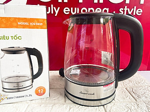 Ấm đun nước siêu tốc Elmich Smartcook ICS-3859 (1.7 Lít) - Hàng chính hãng