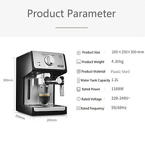 Máy pha cà phê Espresso Delonghi ECP35.31 công suất 1100W - Hàng Nhập Khẩu