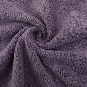 Khăn lau xe ô tô đa năng microfiber xám không để lại bụi vải, không để lại vệt nước, khổ to, không phai màu TÂM LUÂN Chổi lau tẩm dầu - Hàng chính hãng