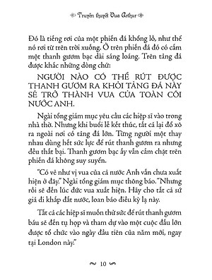 Sách Illustrated Classics - Truyền Thuyết Vua Arthur