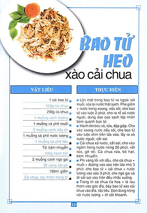 Sách 60 Món Ăn Được Ưa Thích - Món Thịt Heo