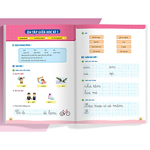 Combo 2 Cuốn Phiếu Bài Tập Cuối Tuần Toán Và Tiếng Việt 1