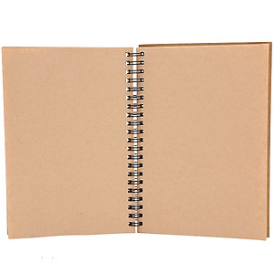 Sổ Lò Xo Vẽ Kraft 8725 - 130 x 190 60 Tờ DL80 - Giao Mẫu Ngẫu Nhiên