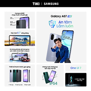 Điện Thoại Samsung Galaxy A07 - Đã Kích Hoạt Bảo Hành Điện Tử - Hàng Chính Hãng