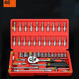 Bộ dụng cụ tháo vặn ốc vít TV-46, Bộ dụng cụ mở ốc vít 46 chi tiết