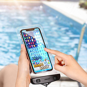 Túi đựng điện thoại chống nước tiêu chuẩn IPX 8 độ sâu 10m cho màn hình từ 4 đến 6.5 inch UGREEN 60959 50919 - Hàng chính hãng