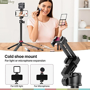 Ulanzi MT-44 - Tripod Mini Cho Máy Ảnh, Điện Thoại, Tải Trọng 1.5 Kg, Chiều Cao Tối Đa 109cm - Hàng chính hãng