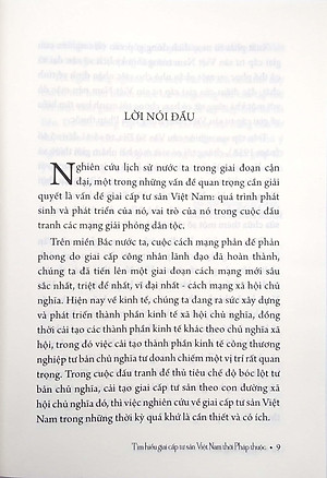 Sách Tìm Hiểu Giai Cấp Tư Sản Việt Nam Thời Pháp Thuộc