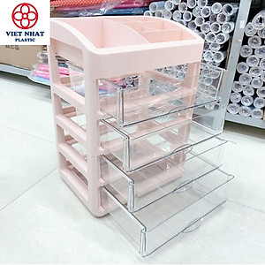 Tủ Đựng Mỹ Phẩm Cao Cấp HOKORI 2 Tầng, Kệ Đựng Mỹ Phẩm, Đồ Trang Điểm Nhiều Ngăn - Hàng Việt Nam