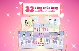 Combo Sách thời trang công chúa Daisy, Mia, Jenny, Rosy (4 Cuốn)