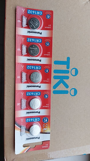 Vỉ 5 Viên Pin CR1632 ( CR 1632/5BE x 1 Vỉ ) Panasonic Lithium 3 V - Hàng Chính Hãng