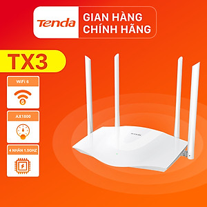 Thiết bị phát Wifi Tenda TX3 Chuẩn Wifi 6 AX1800Mbps - Hàng Chính Hãng