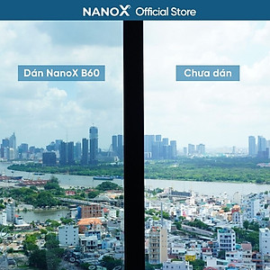 Phim cách nhiệt dán kính NanoX B60 chống nắng nóng & chống UV mạnh mẽ