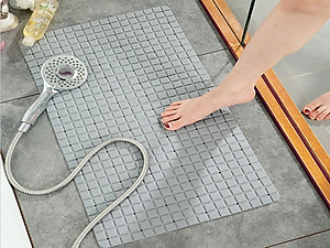 Thảm Lót Chân Nhà Tắm Chống Trơn Trượt Hình Ô Vuông PaKaSa
