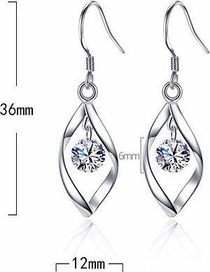 Bông tai xoắn BHBT164