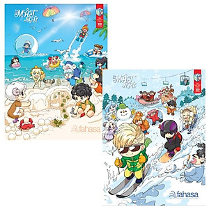 Combo 5 Tập Học Sinh 4 Ô Ly 100 Trang ĐL 100g/m2 - FAHASA - Lớp Học Mật Ngữ (Mẫu Màu Giao Ngẫu Nhiên)