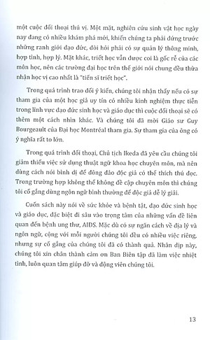 Sách Đối Thoại Về Sức Khỏe Và Cuộc Sống, Đạo Đức Và Giáo Dục