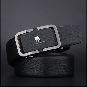 Thắt lưng nam da bò nguyên chất mặt khóa tự động hợp kim cao cấp