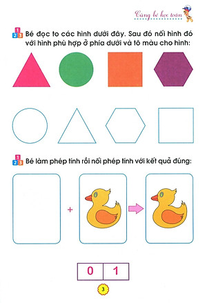 Chuẩn Bị Cho Bé Vào Lớp 1 - Cùng Bé Học Toán (Quyển 5) (Tái Bản 2020)