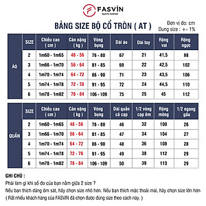 Bộ Quần Áo Thể Thao Nam FASVIN TS24625+Q25475.HN Hàng Nhà Máy Chất Liệu Mềm Mại Phom Dáng Đẹp