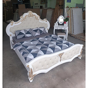 Giường ngủ gỗ cổ điển xuất khẩu 
