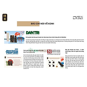 Lược nhuộm tóc, Dầu gội Phủ Bạc thảo dược, 350ml, Komi Nhật Bản 