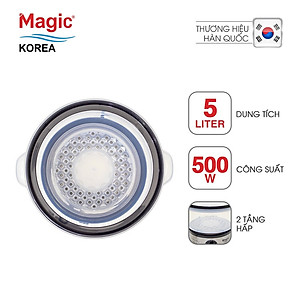 Máy Hấp Thực Phẩm Magic Korea A64 (5.0 Lít) - Hàng chính hãng