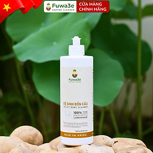 Nước tẩy bồn cầu, nhà tắm hữu cơ enzyme sinh học từỏ dứa Fuwa3e 500ml / 100ml