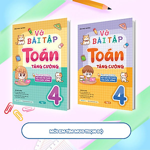 Vở bài tập Toán tăng cường lớp 4 tập 2 (Theo sách giáo khoa kết nối tri thức với cuộc sống)