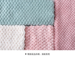 Bộ 10 khăn lau 2 mặt xuất Nhật Toki - Khăn lau không phai màu không rụng sợi- nhanh khô- Khăn lau bếp, khăn lau kính, lau bát lau tay - HN09421L