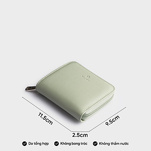 Ví Yuumy ( Thời trang nữ dáng ngắn cầm tay khóa kéo - Ví da Seasand YV99 )